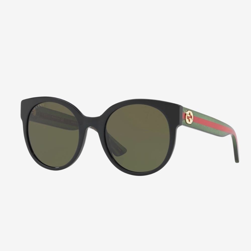 Gucci Green and Red Sunglasses